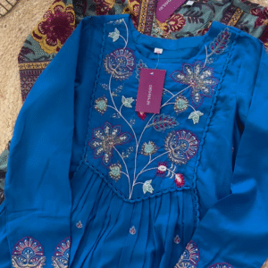 Bohemian Floral Print Maxi Dress with Tassel Detail