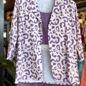 Lavender Luxe – Three-Piece Printed Co-ord Set