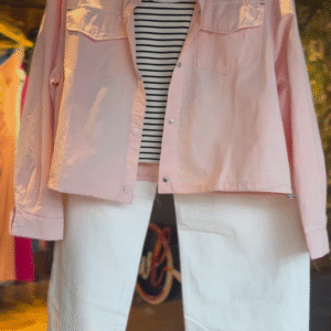 Blush Pink Street Style Co-Ord Set (3-Piece)