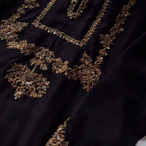 Midnight Elegance Black Kurta