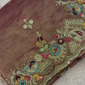 Luxury Handcrafted Peacock Embroidered Suit