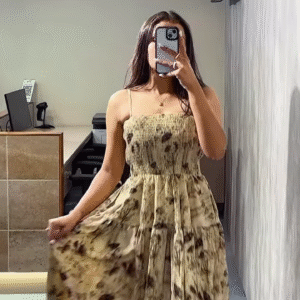 Floral Smocked Maxi Dress